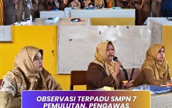 Observasi Terpadu SMPN 7 Pemulutan, Pengawas Tekankan Sinkronisasi PMM dan Praktik Kelas