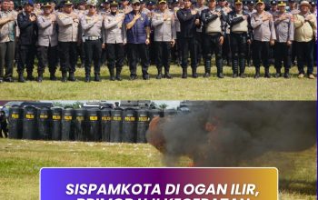 Sispamkota di Ogan Ilir, Brimob Uji Kecepatan Respons Personel