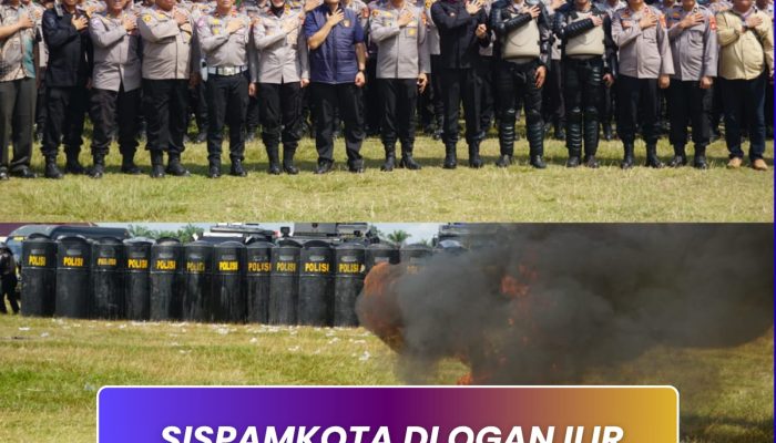 Sispamkota di Ogan Ilir, Brimob Uji Kecepatan Respons Personel