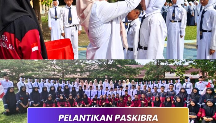 Pelantikan Paskibra Angkatan IV, SMPN 2 Indralaya Tanamkan Disiplin dan Jiwa Kepemimpinan