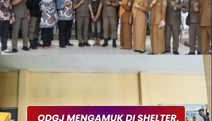 ODGJ Mengamuk di Shelter, Dinsos Ogan Ilir Bergerak Cepat Hingga Rujuk ke RSJ