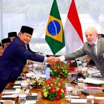 Presiden RI Prabowo Subianto dan Presiden Brazil Luiz Inácio Lula da Silva