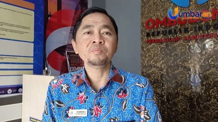 Kepala Perwakilan Ombudsman RI Provinsi Sumatera Selatan, M. Adrian Agustiansyah